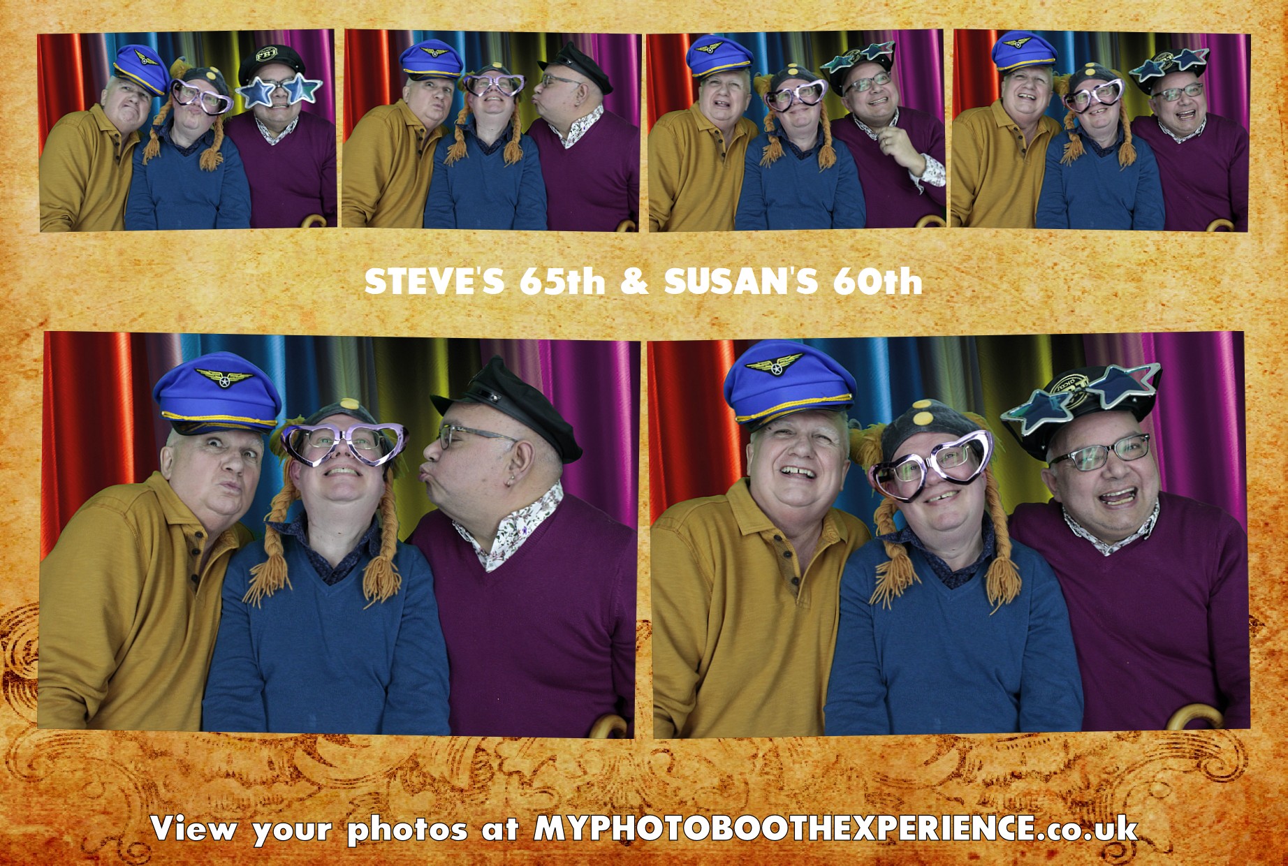 Steve's 65th & Susan 60th Birthday | View more photos from the event at gallery.myphotoboothexperience.co.uk/u/MyPhotoBoothExperienceLtd/Steves-65th-Susan-60th-Birthday